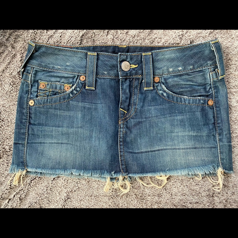 True Religion Denim Mandy Mini Skirt